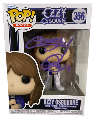 Ozzy Osbourne Signed Pop Rocks Funko 356 Black Sabbath Autograph
