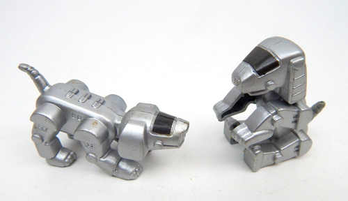 5J Set Of 6 Soma Miniature Plastic Robotic Dogs Figures Sci Fi 6 Poses - Picture 2 of 4