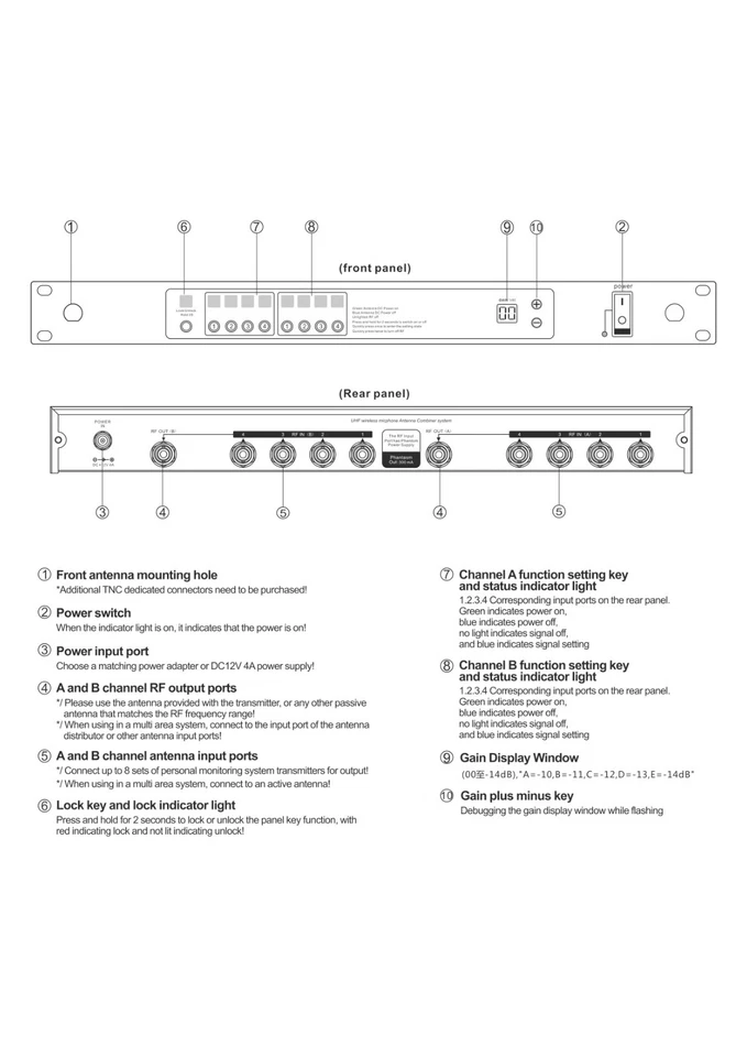 antenna  combiner systems For wireless microphone and wireless earphone return  - Image 3 of 4