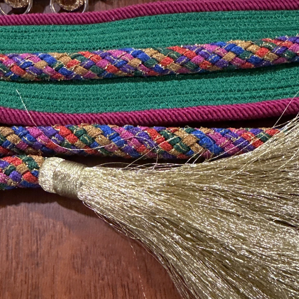 80's 90's Lot of 6 Belts w Buckles Double Lion Head Knocker Cheetah 1995 Elena - Image 3 of 4