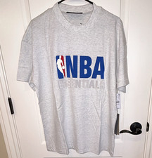 Essentials Fear of God NBA Essentials Logo Tee Gray Men's M Crew Short Sleeve