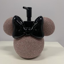 Disney Minnie Mouse Pink Glitter Rare Soap/Lotion Dispenser Sty JF05737