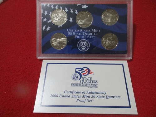 2006-S US Mint 50 State Quarters Proof Set. CLAD Ultra Cameos. OGP #MF-2958 - 第 2/3 張圖片
