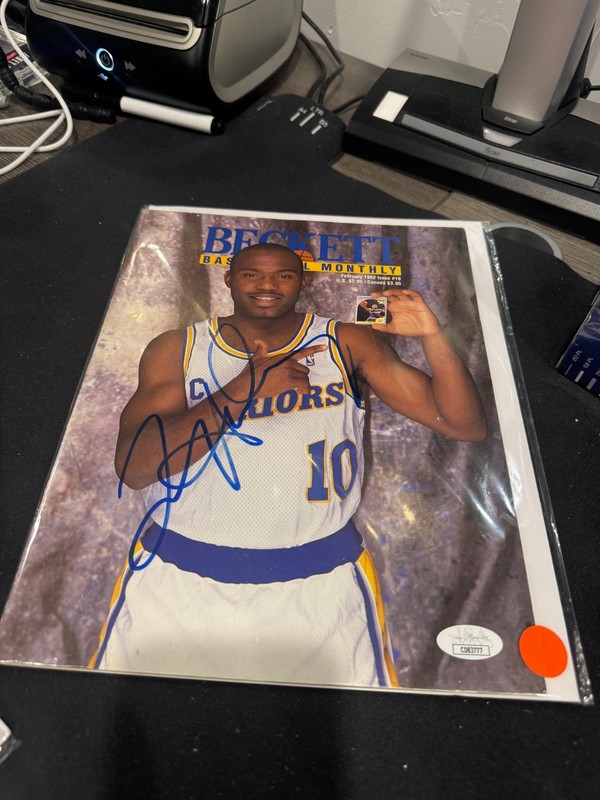 Beckett magazine Tim Hardaway Autographed JSA