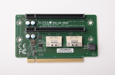 Supermicro RSC-D2-66G4 PCIe Riser Card Dual Slot Server Riser