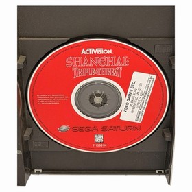 Shanghai: Triple Threat (Sega Saturn, 1996) Disc And Case Tested