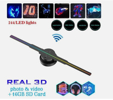3D Hologram Fan Projector WiFi 1080P 224 LED Borderless Display 16.5 Inch