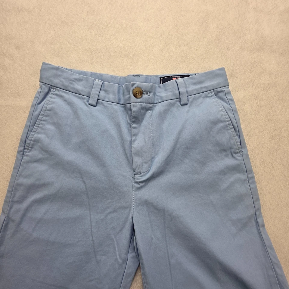 Vineyard Vines Blue On The Go Lightweight Performance Pants Boys 14 Adjustable - Image 3 of 4