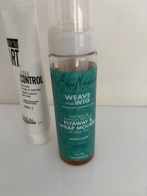 Shea Moisture weave and wig flyway & wrap mousse