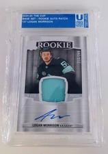 2024-25 Upper Deck The Cup #137 Logan Morrison Rookie Patch Auto /249