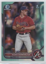 2022 Bowman Draft Chrome Aqua Lava Refractor /199 Blake Burkhalter #BDC-10 0c6