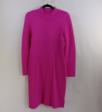 Michael Kors Womens Magenta Mock Neck Knit Sh...