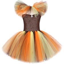 Mädchen Tierkostüm Löwe Dschungel Phantasie Tutu Party Karneval