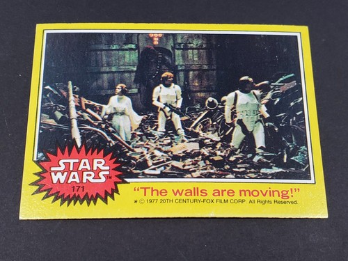 1977 Topps Star Wars #171 "The walls are moving!"