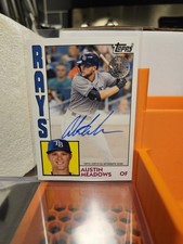 2019 Topps Update 1984 Autographs Austin Meadows Autograph #84A-AME Rays