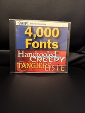 Snap Everyday Solutions 4,000 4000 Fonts CD for Windows 95 / 98