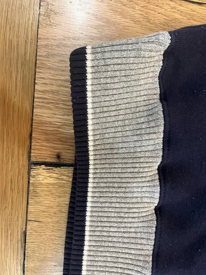 MOLETOM MASCULINO RUSTY WALLACE MONOGRAMADO AZUL MARINHO Tamanho G Chase marca autêntica - Imagem 2 de 4