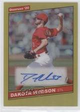 2020 Panini Donruss Optic Gold Pandora Prizm 10/10 Dakota Hudson Auto 0t2