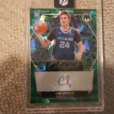 Panini 2024-25 Mosaic Cam Spencer RS-CAM Rookie Scripts Grizzlies Autograph