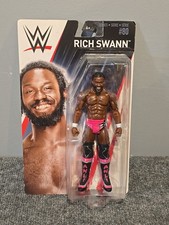 2017 WWE WWF Mattel Rich Swann Wrestling Figure Superstar Series 80 On Card