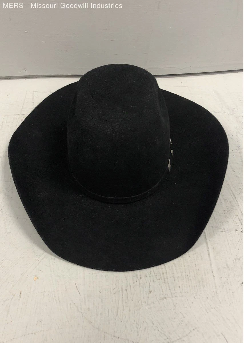 ARIAT Chapeau western en laine pour homme avec 2 cordons ARIAT Chapeau western en laine pour homme avec 2 cordons