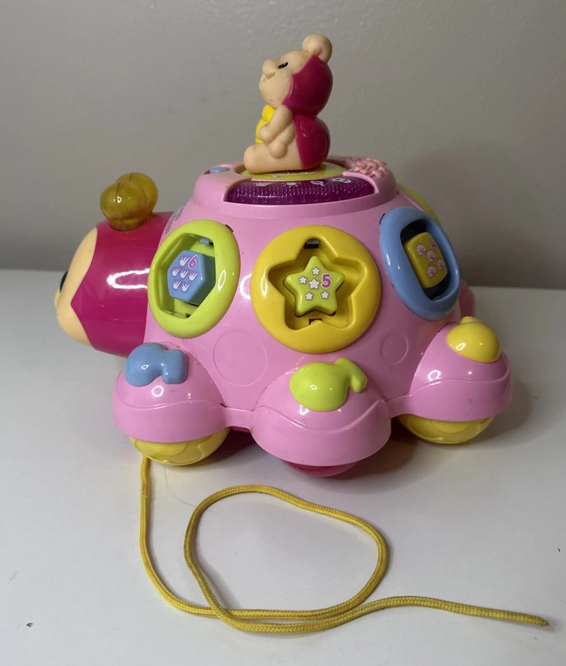 Juguete educativo Vtech Crazy Legs Learning Lady Bug, cantar, hablar, rosa claro Foto 2 de 4