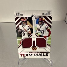 Panini Rookies & Stars Team Duals Jayden Daniels McLaurin Commanders 2025 Memor…