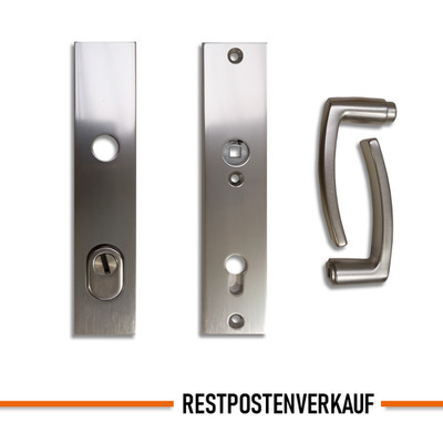 RESTPOSTENVERKAUF! Sicherheitsbeschlag | Drücker/Drücker |  Inox | #WSM 53