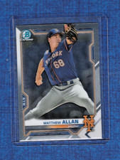 2021 Bowman Chrome Prospects Baseball # BCP-211 Matthew Allan
