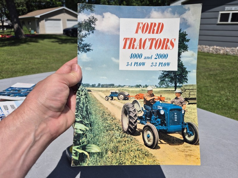 Vintage Original 1960s Ford 2000 4000 Tractor Brochure 24 Pages