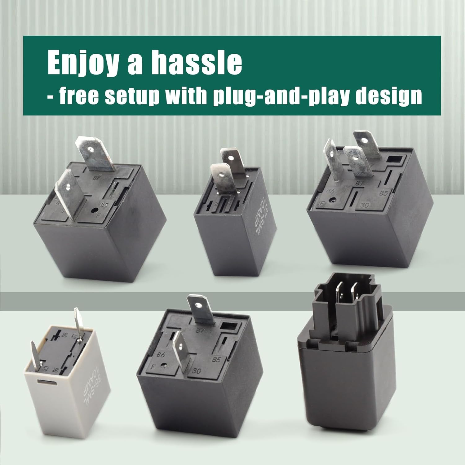 9038 Fuel Pump Relay Bypass Master Kit - Pack of 6 Relay Tester Diagnostic Scan 