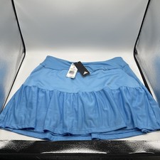 NWT adidas women Ultimate365 Frill Skort Size Large Blue Burst