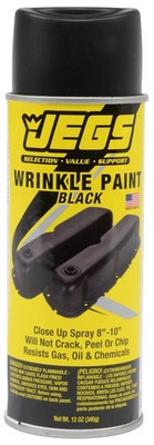 JEGS 72030 Black Wrinkle Finish Paint