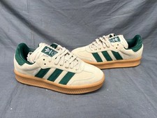 Adidas Samba XLG GS neakers Suede Green Tan Gum Boys Size 4.5 NEW NO BOX 