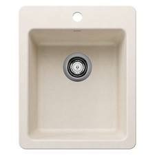 Blanco 443241 Liven SILGRANIT 17" Dual Mount Bar Sink - Soft White