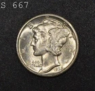 1935-S Mercury Dime "Gem BU FSB" *Free S/H After 1st Item*