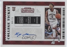 2019 Contenders Draft Picks College Diamond Ticket /15 Ky Bowman Rookie Auto RC