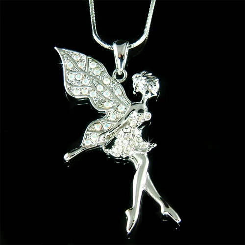 Angel wing 2024 necklace swarovski