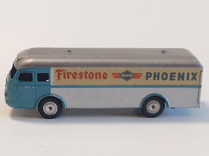 ミニカー Marklin No.8017 PHOENIX - KASTENWAGEN Vintage Marklin 8017 Phoenix Kastenwagen Firestone Van