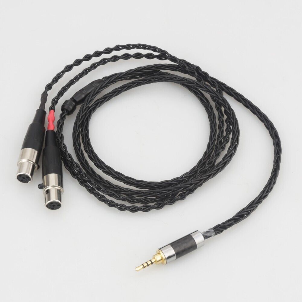 7N Silver Plated Headphone Upgrade Cable for Audeze LCD-3 LCD3 LCD-2 LCD2 LCD-4