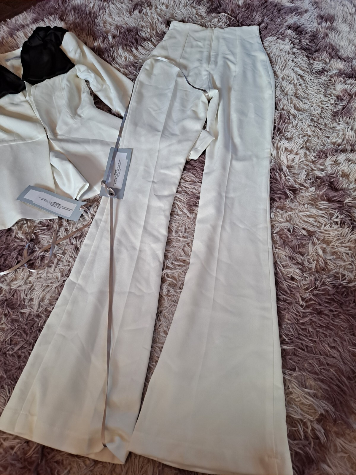The Dolls House 2 Piece Suit Ivory Size XS BNWT RRP £430 image 10