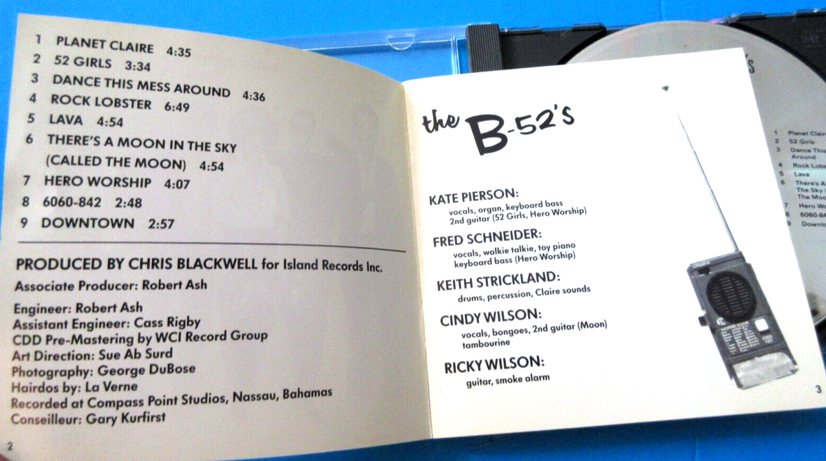 The B-52s CD 3355-2 Island Records 1979 | eBay