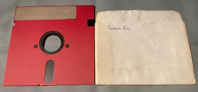 SARGON III - Atari 400/800/C64 Computer Hayden Video Game 5.25'' Disk - TESTED!