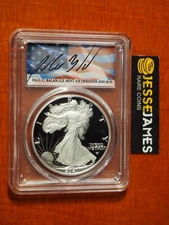 2021 W PROOF SILVER EAGLE PCGS PR70 DCAM TYPE 2 FIRST STRIKE PAUL BALAN FLAG
