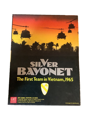 Silver Bayonet The First Team In Vietnam, 1965 Wargame GMT VG+