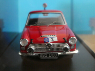 Ford Cortina GT by Trofeu RAC Rally 1964 Modell fabelhaftes Detail 1:43 MASSSTAB  