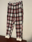 Old Navy Mens Small S Red Plaid Cotton Lounge PJ Pants w/Pockets NWT — photo 2