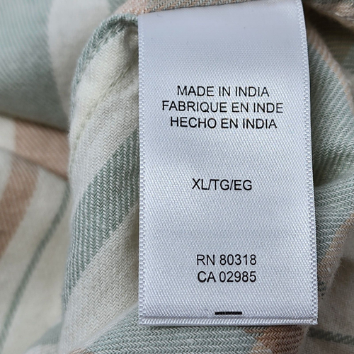 Camisa de franela Lucky Brand Humboldt para hombre XL beige verde a cuadros manga larga usada en excelente estado - Imagen 7 de 12
