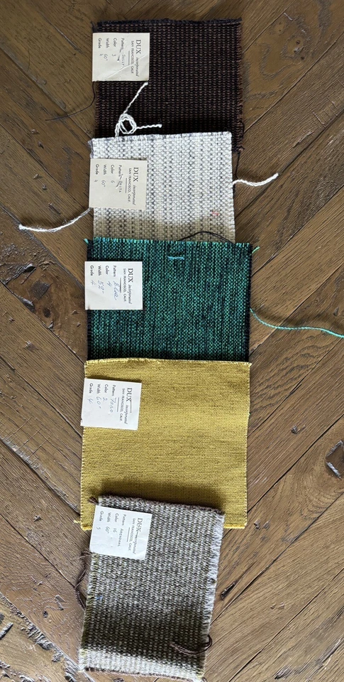 Sofá silla dux danesa vintage muestras de tela mediados de siglo moderno Dinamarca años 60’s Foto 2 de 4