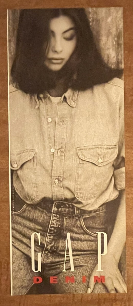 1990 Gap Denim Clothing Fashion 90s Print Ad | eBay